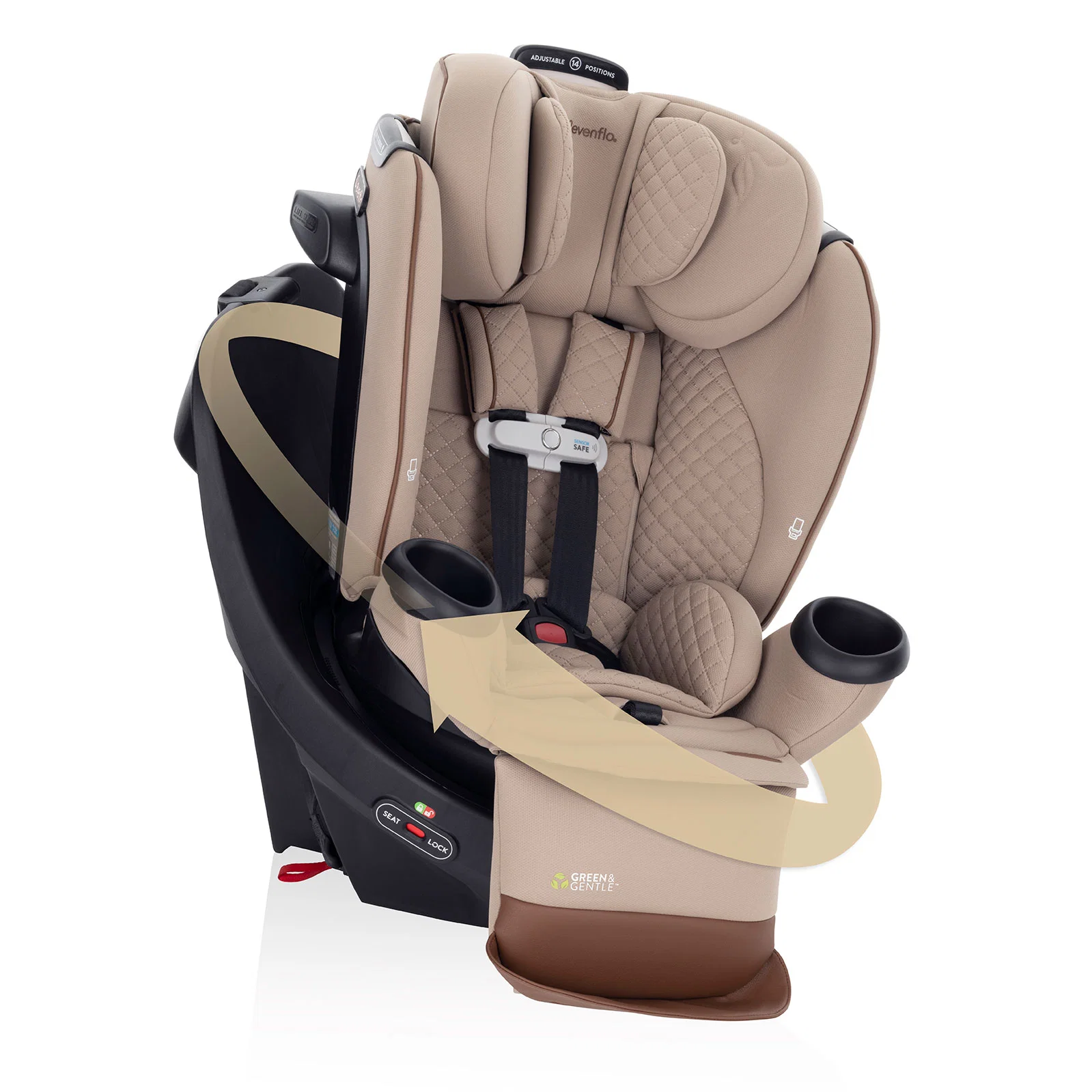 EvenfloBabe™ 360° Smooth Rotation Car Seat